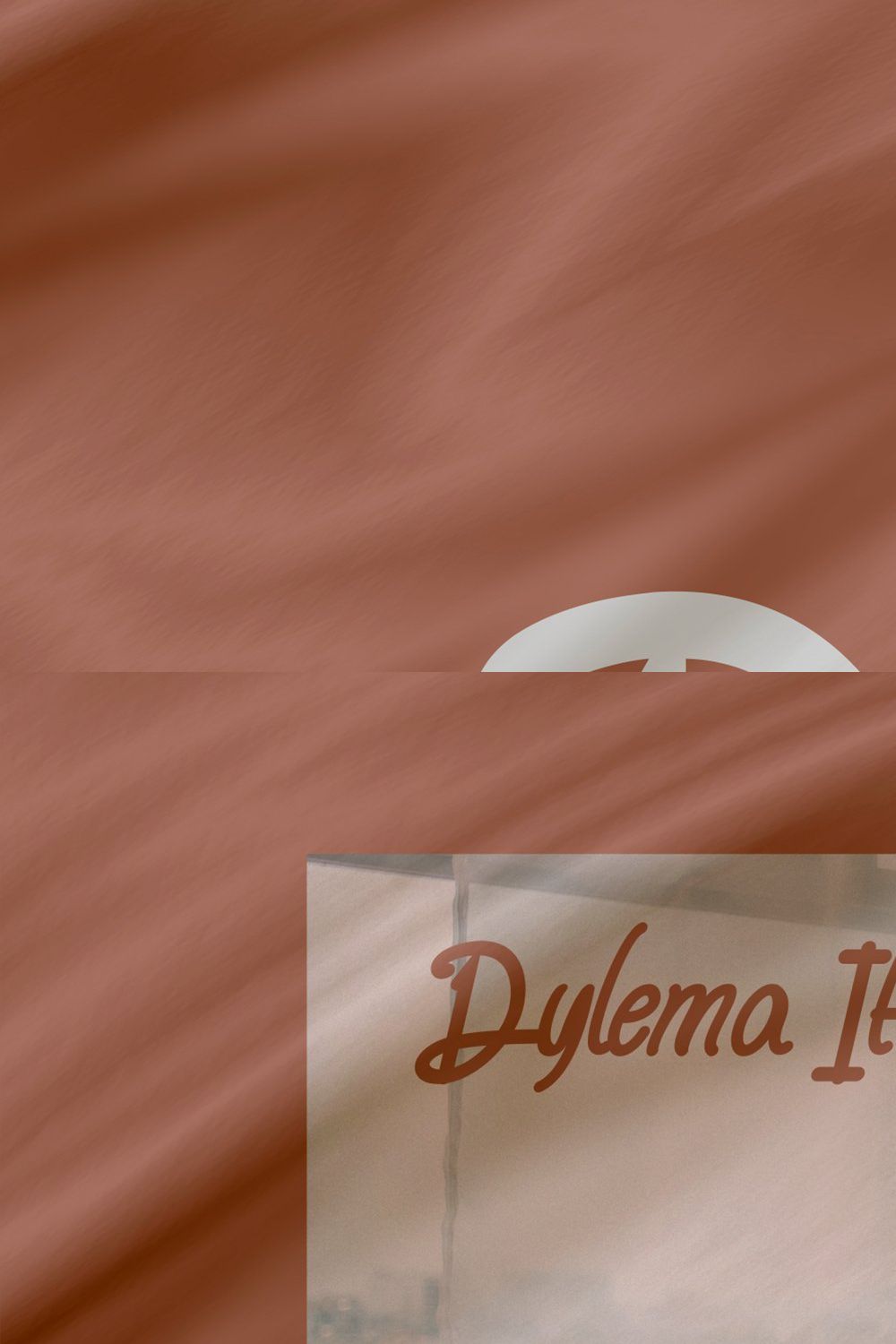 Dylema - A Quirky font pinterest preview image.