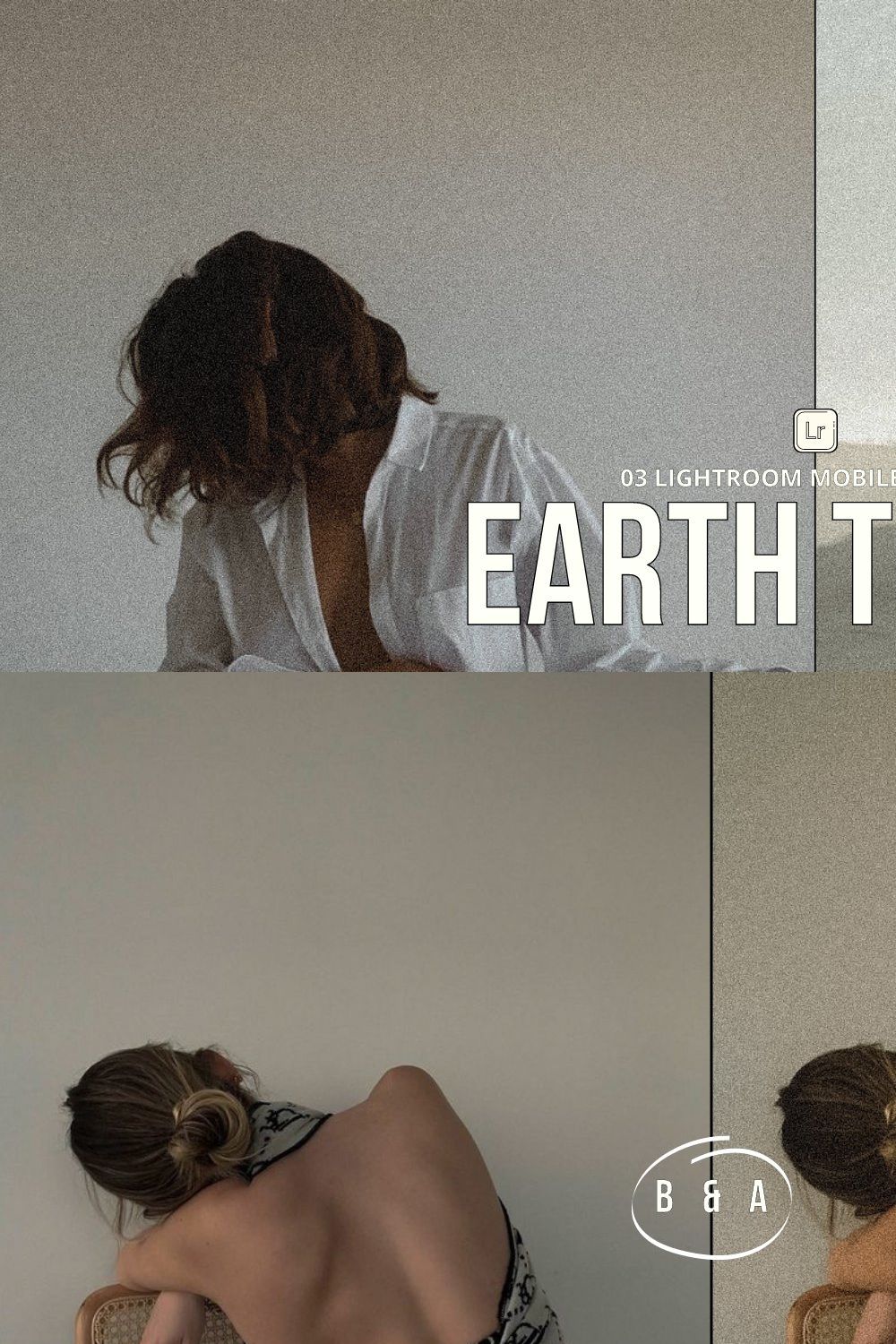 EARTH TONES LIGHTROOM MOBILE PRESETS pinterest preview image.