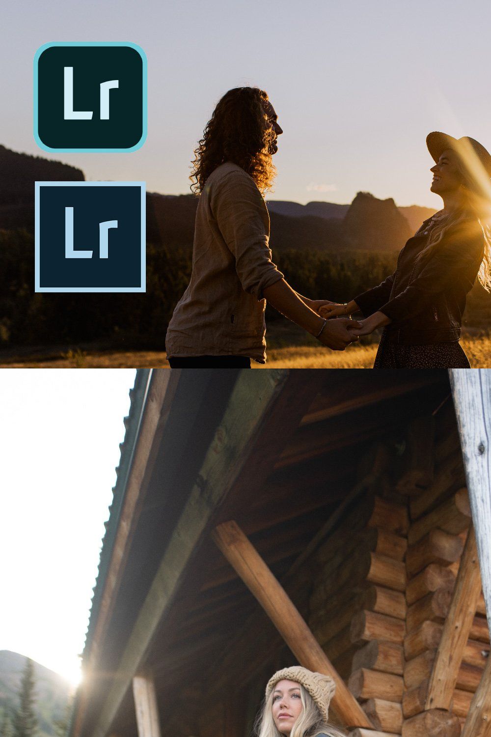 Earthy Tones Lightroom Presets pinterest preview image.