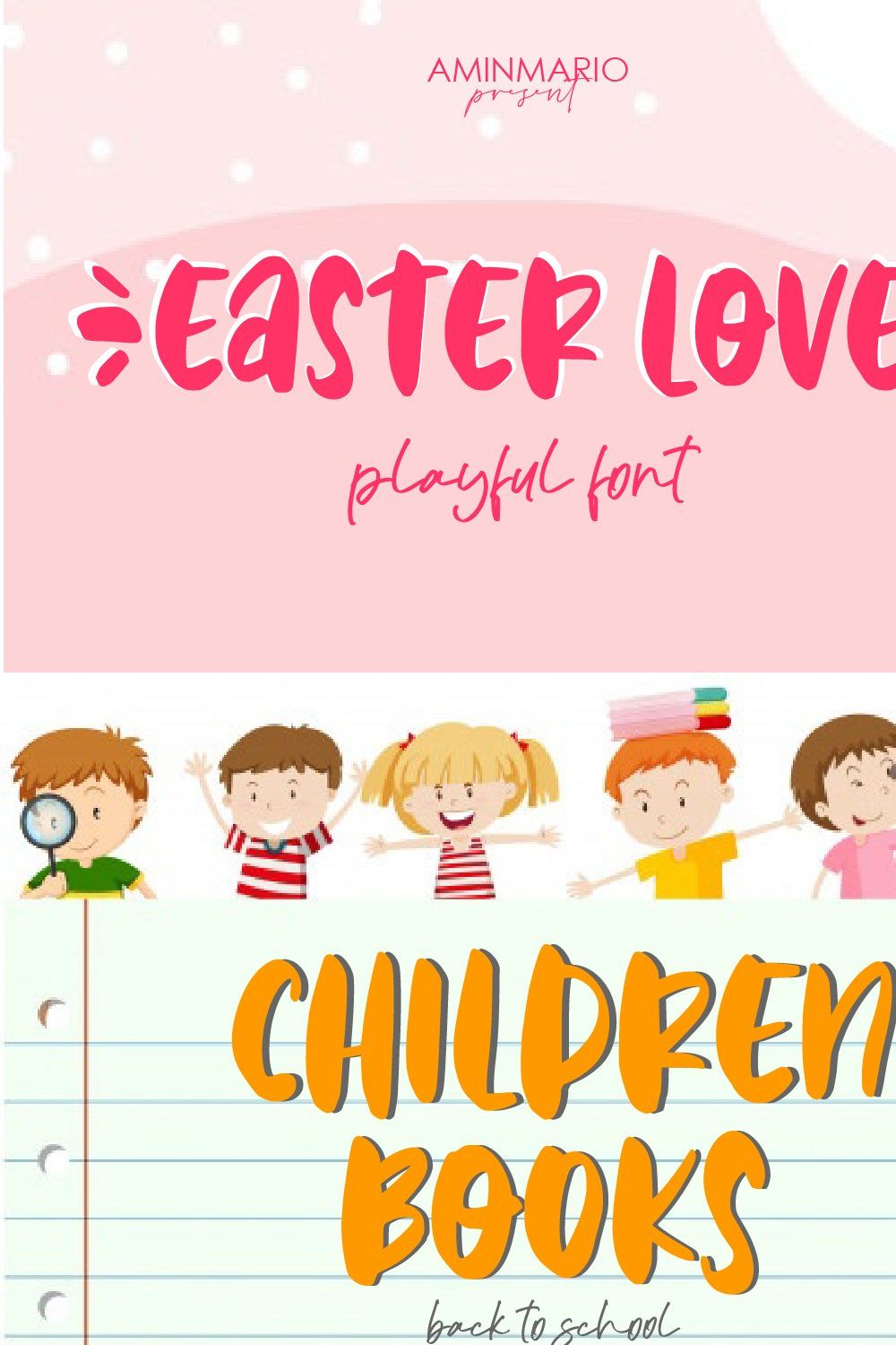 Easter Love pinterest preview image.