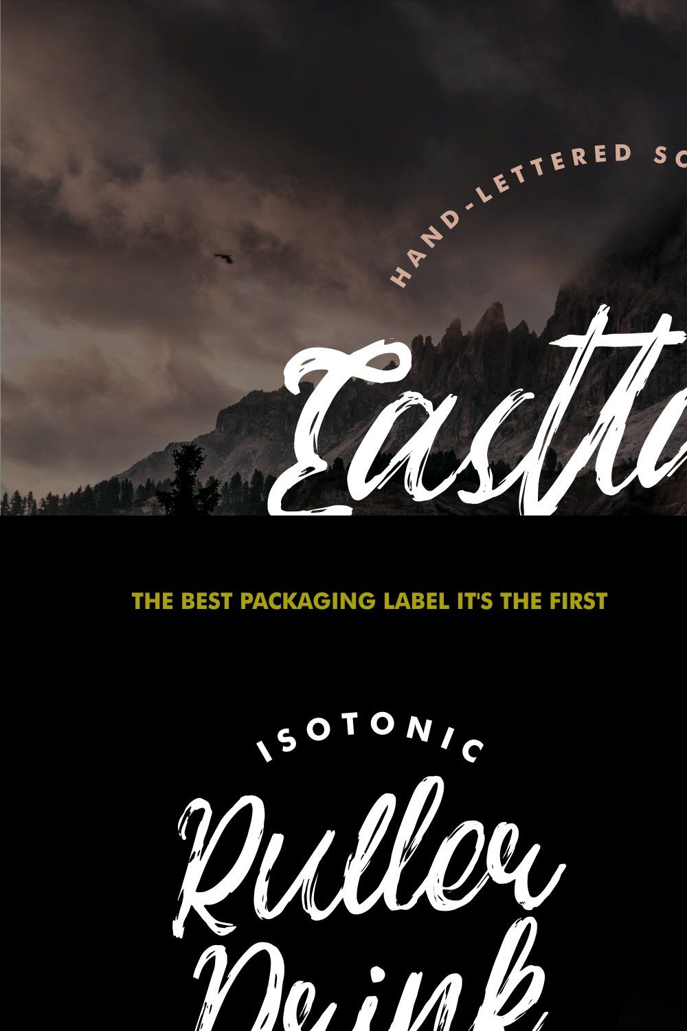 Easttalia - Handdrawn Script pinterest preview image.