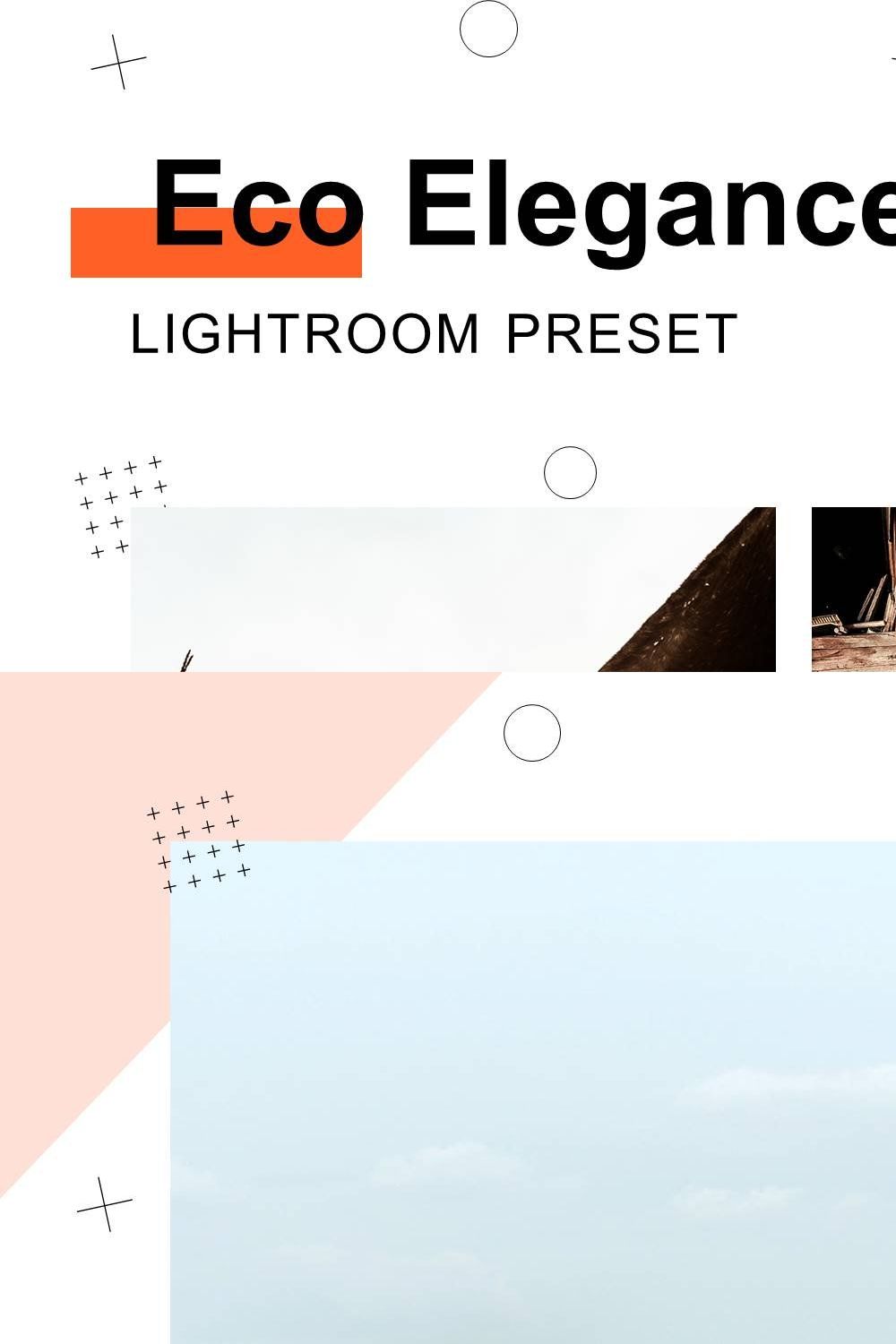Eco Elegance - Lightroom Presets pinterest preview image.