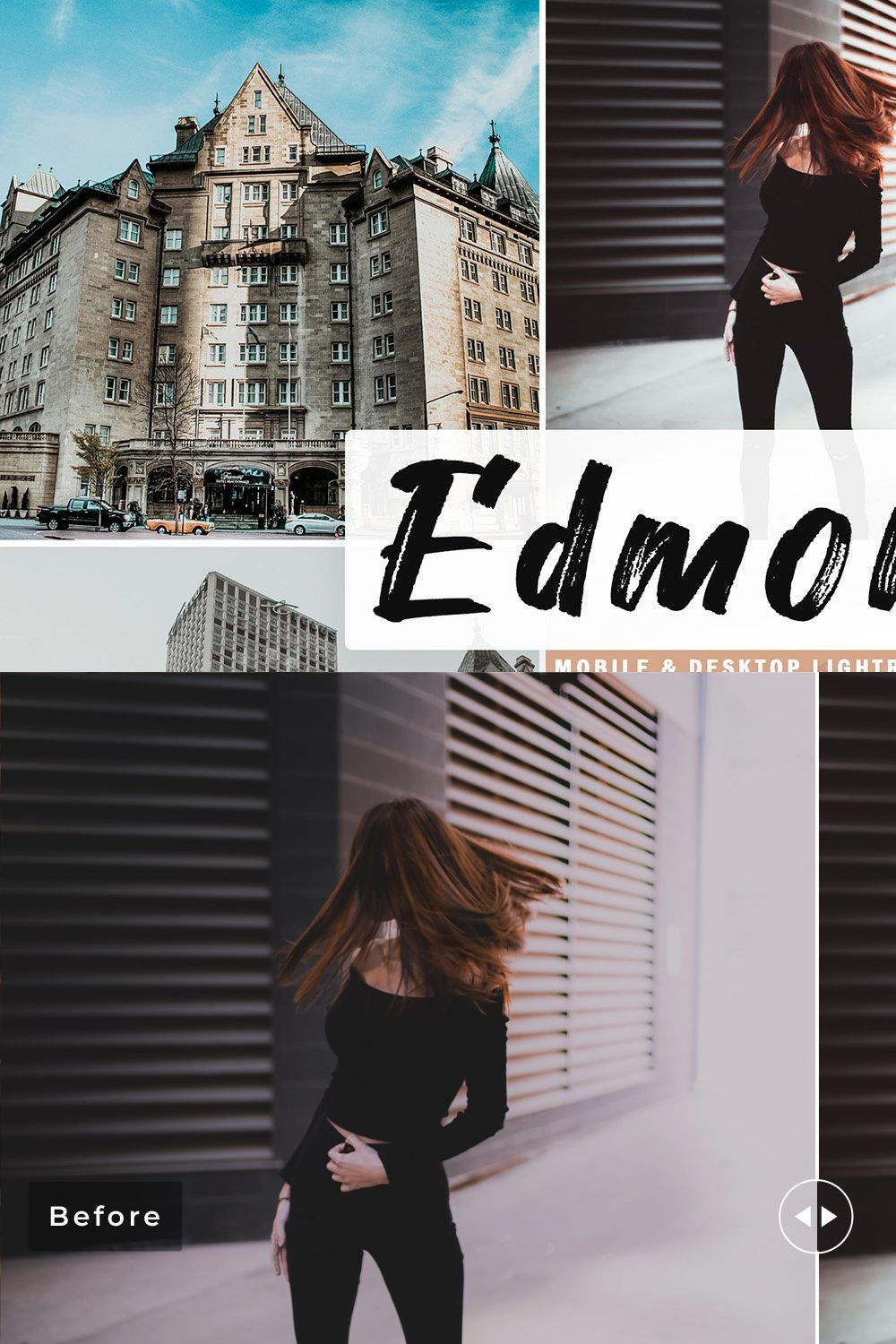 Edmonton Pro Lightroom Presets pinterest preview image.