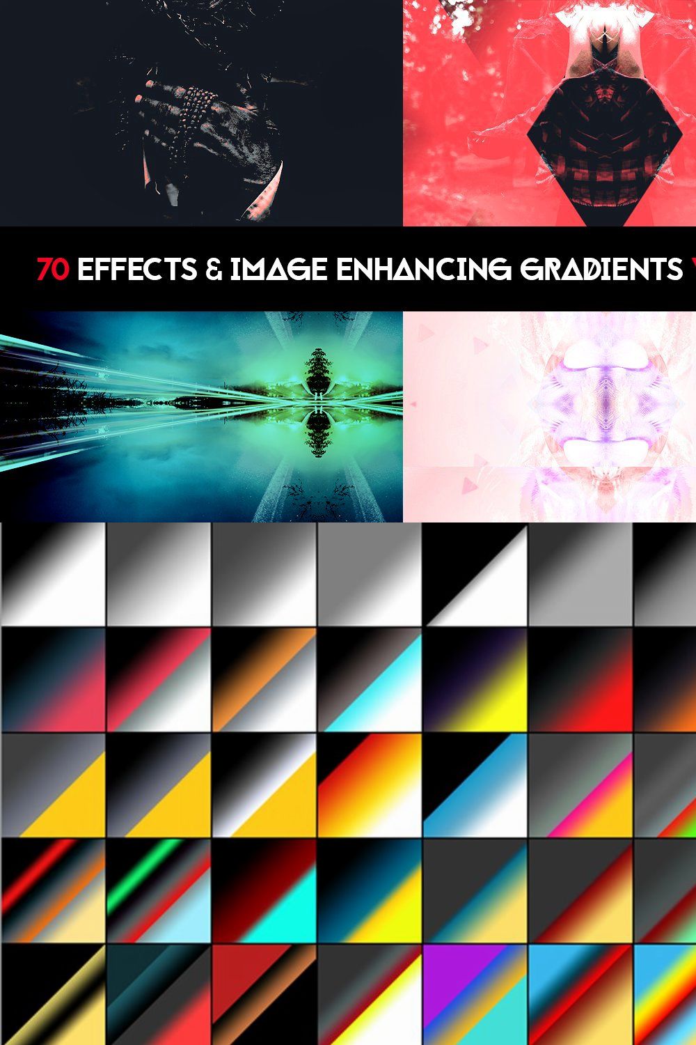 Effect & Image Enhancing gradients pinterest preview image.