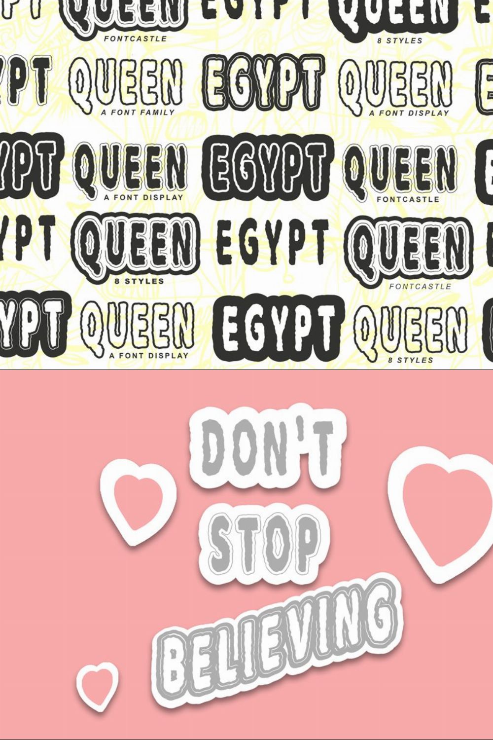 Egypt Queen Collection pinterest preview image.