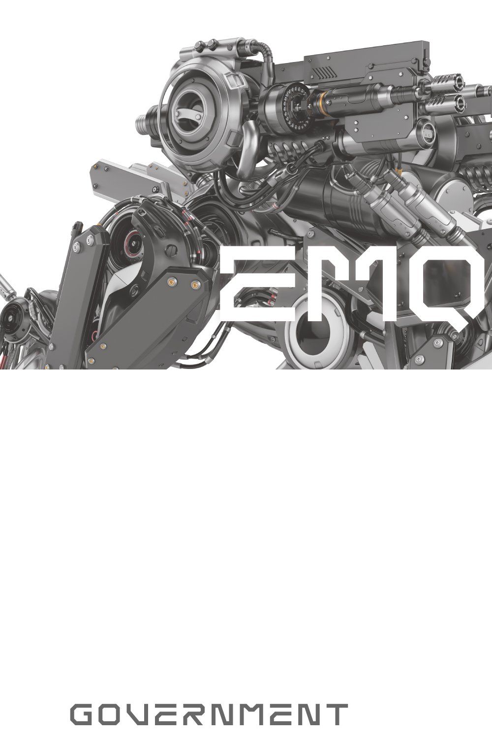 EMQRA Scifi Futuristic Font pinterest preview image.