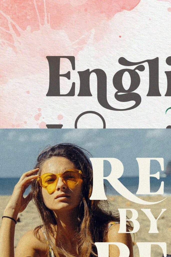 English Island Ligature Serif Font MasterBundles