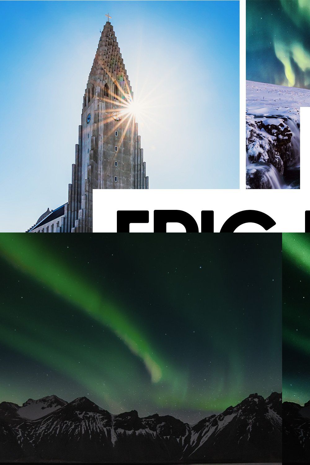 Epic Iceland - 50 Lightroom Presets pinterest preview image.
