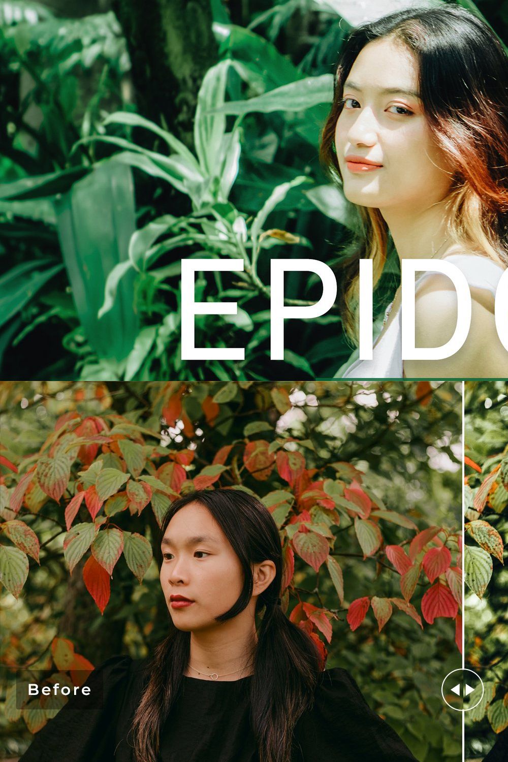 Epidote Pro Lightroom Presets pinterest preview image.