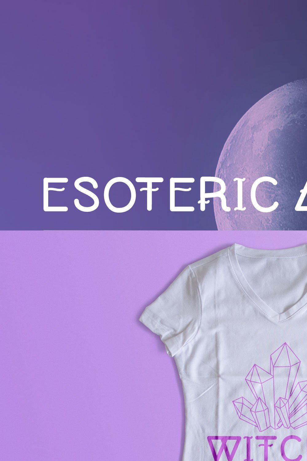 Esoteric Alchemy Font pinterest preview image.