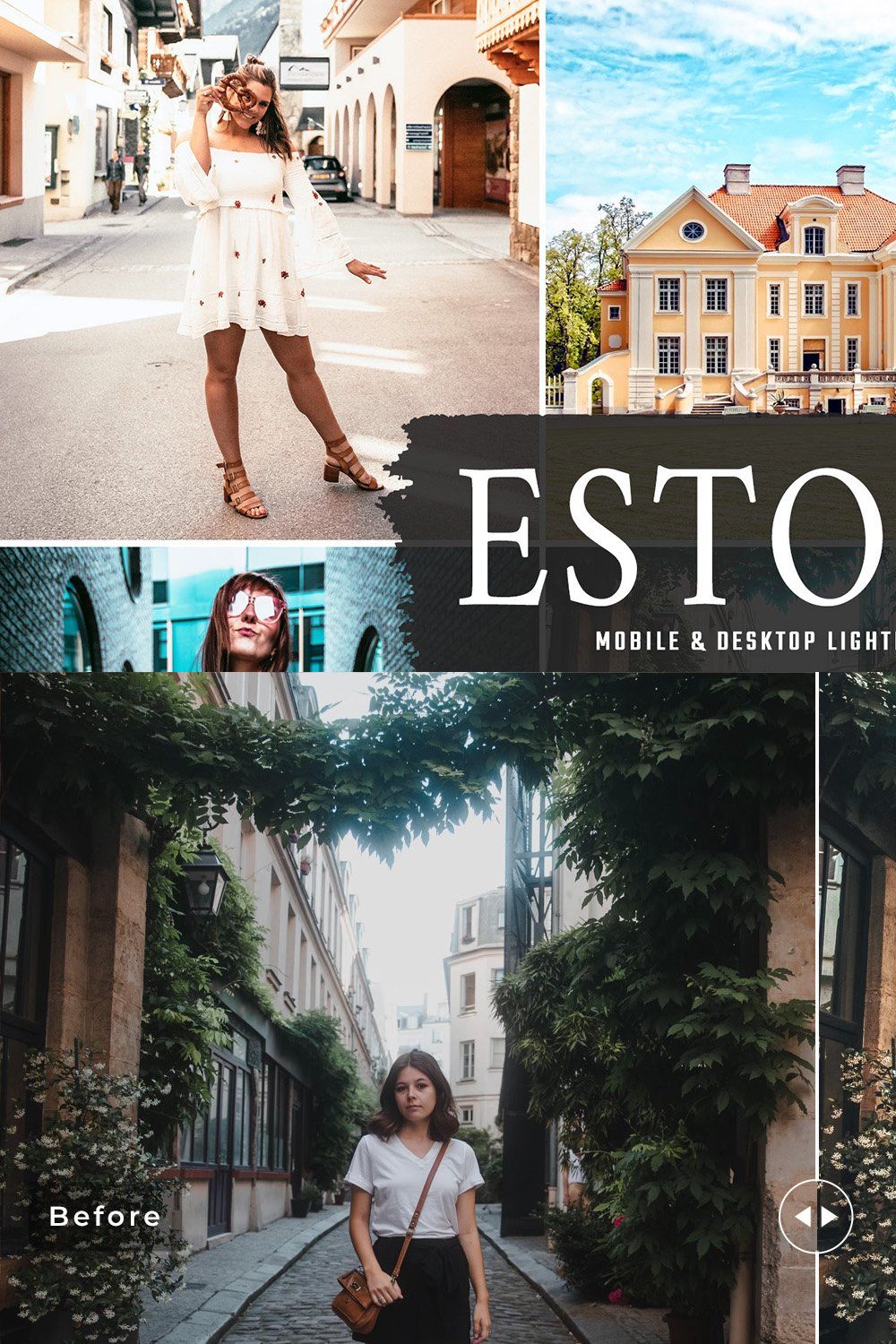 Estonia Pro Lightroom Presets pinterest preview image.