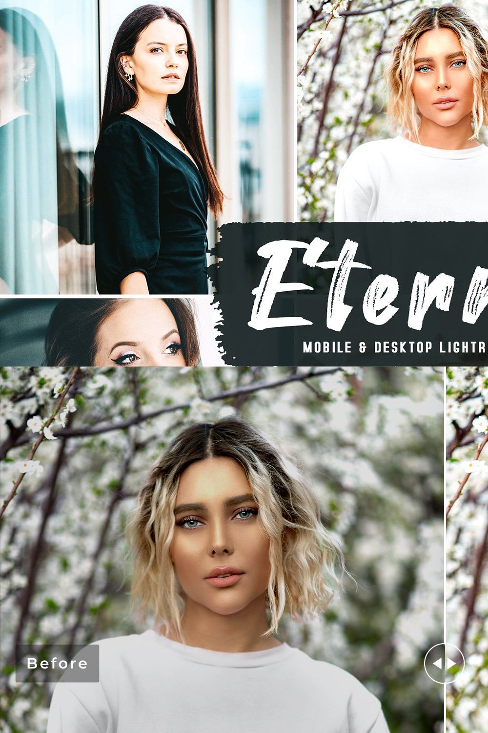 Eternity Pro Lightroom Presets pinterest preview image.