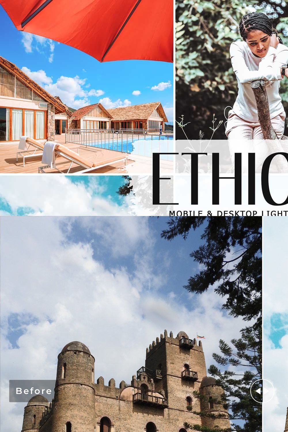 Ethiopia Pro Lightroom Presets pinterest preview image.