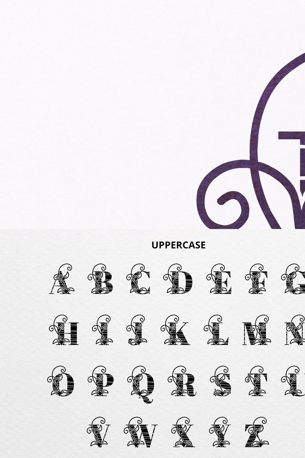 EZ Monogram pinterest preview image.