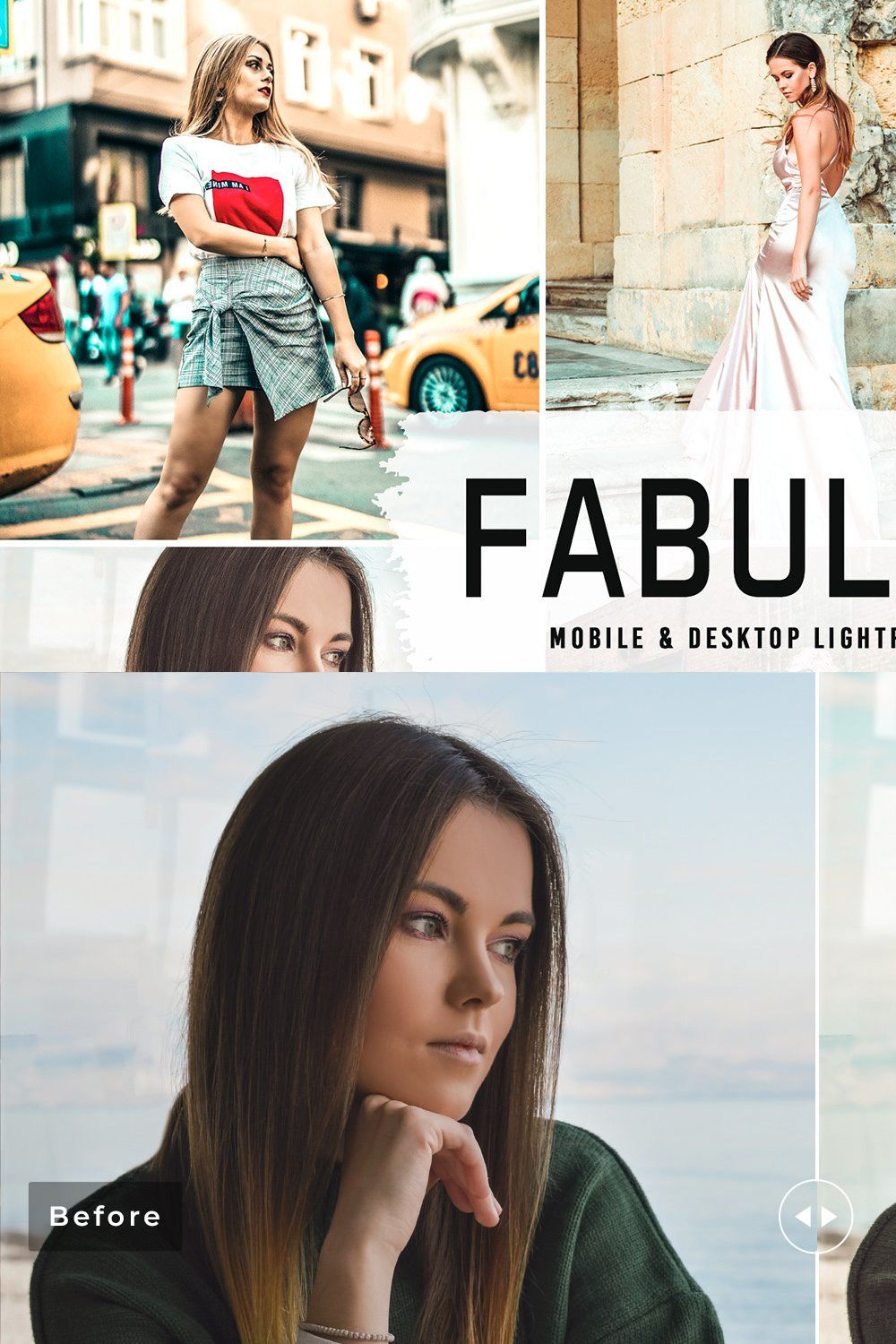 Fabulous Pro Lightroom Presets pinterest preview image.