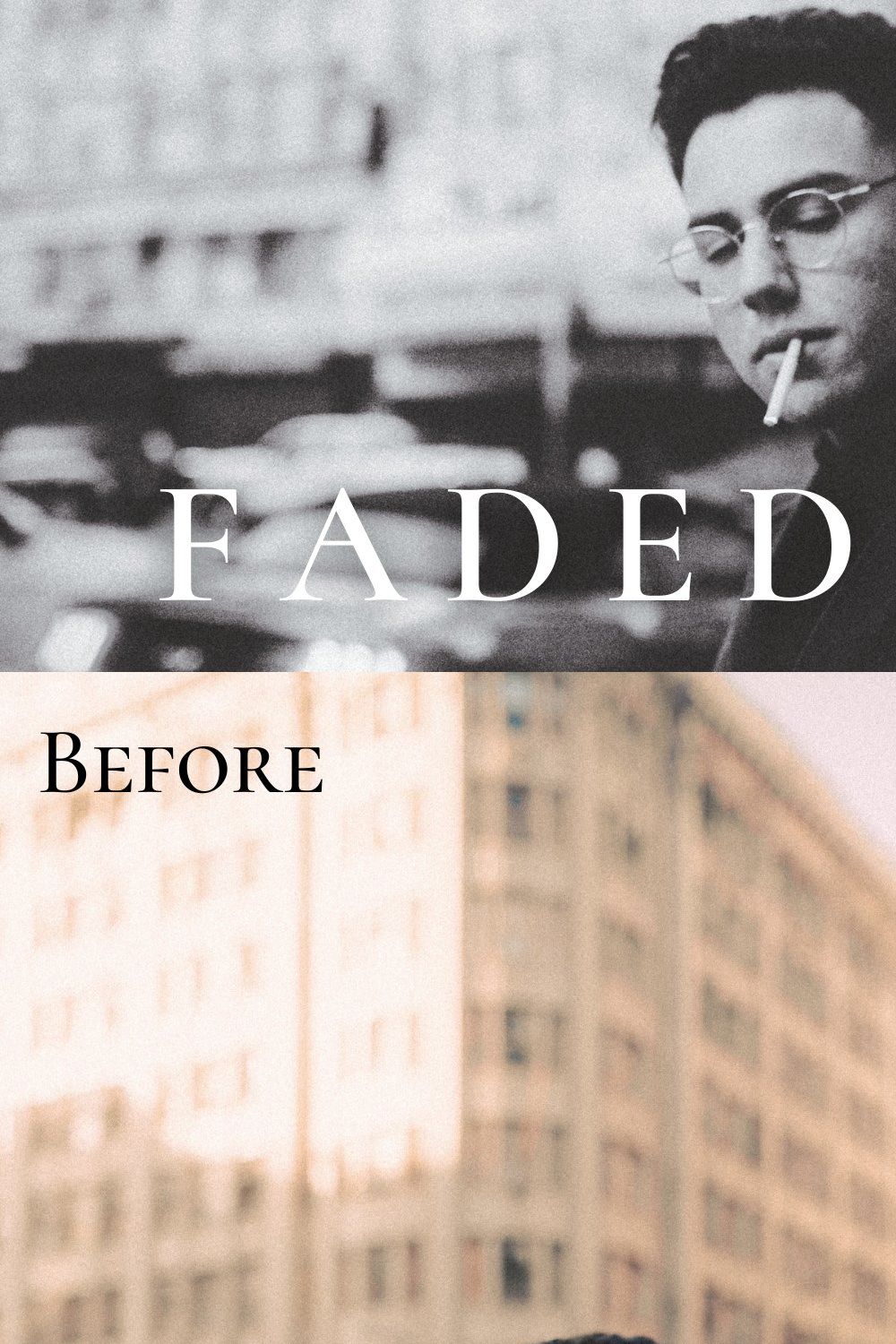 Faded Film Lightroom Presets pinterest preview image.