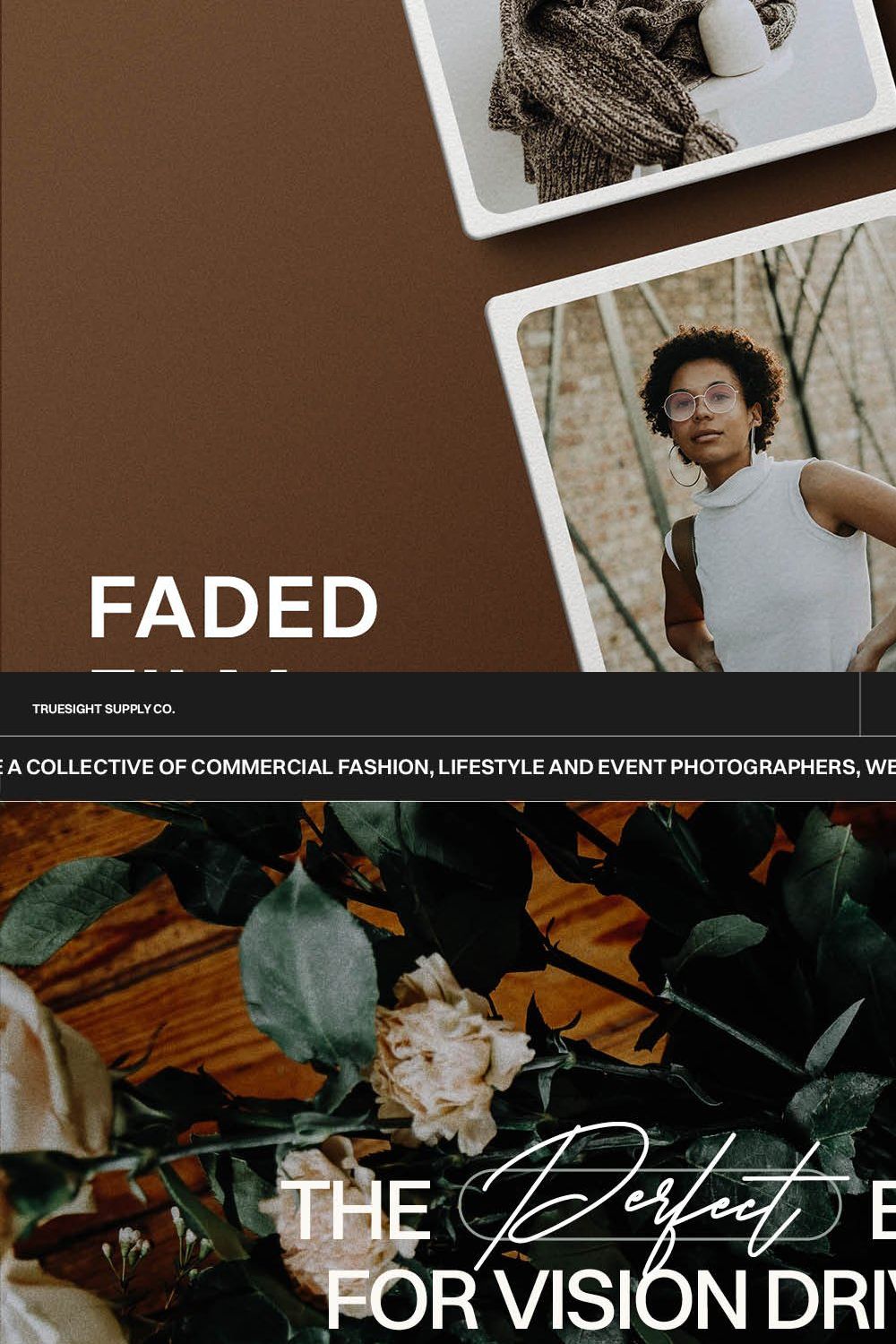 Faded Film - Lightroom Presets pinterest preview image.