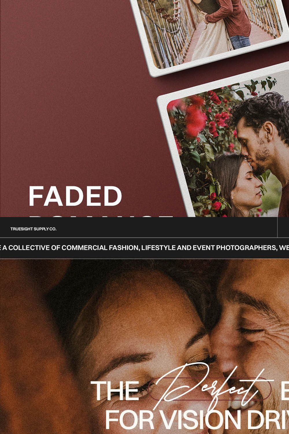 Faded Romance - Lightroom Presets pinterest preview image.