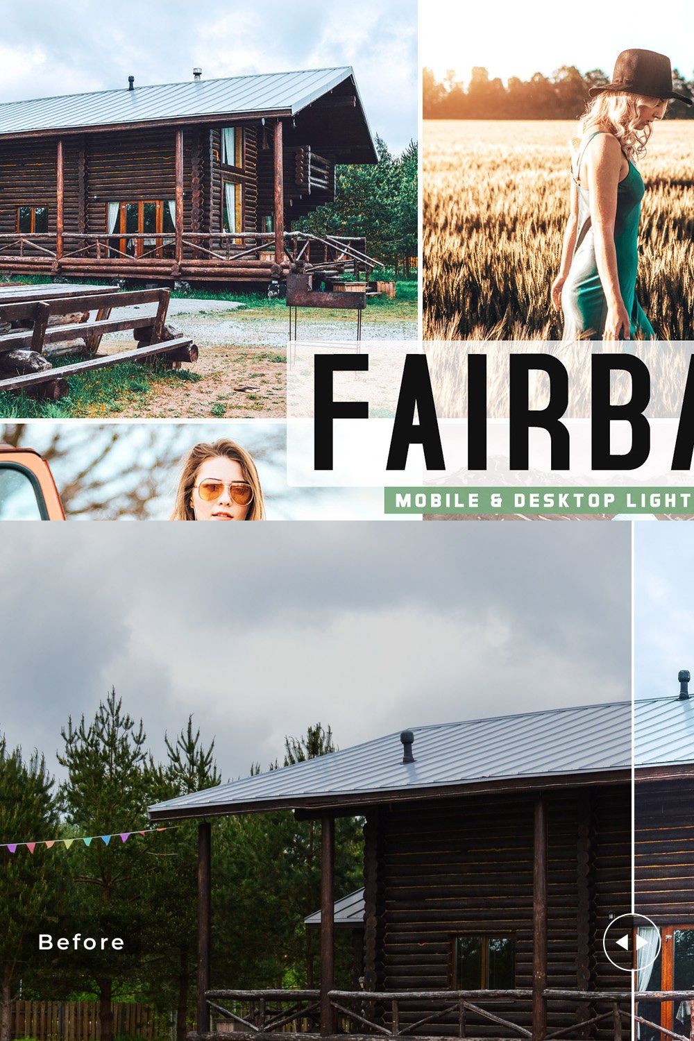 Fairbanks Pro Lightroom Presets pinterest preview image.