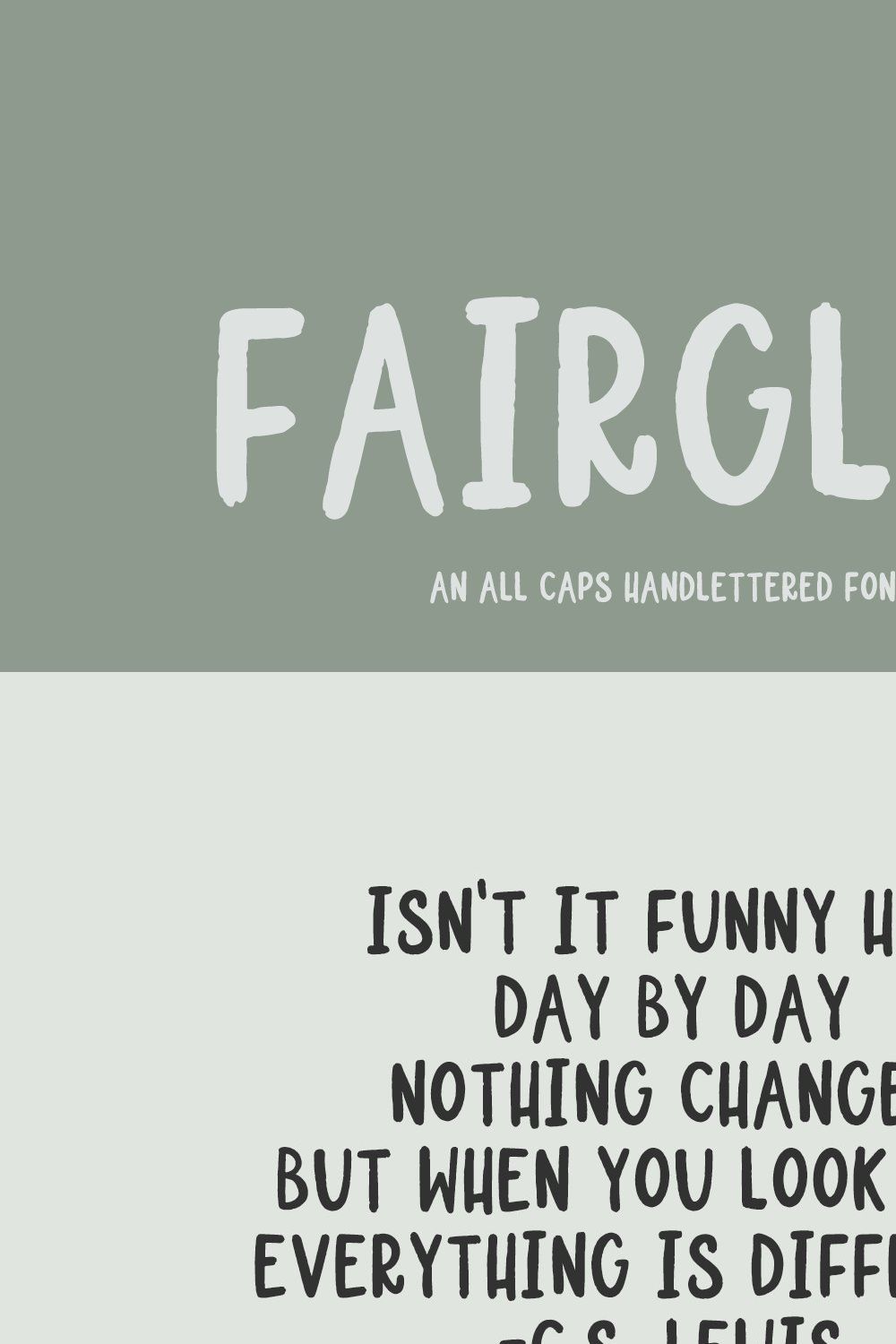 Fairglen Sans pinterest preview image.