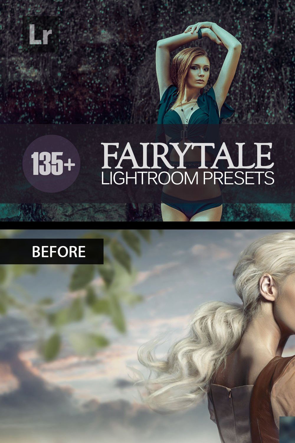 Fairytale Lightroom Presets bundle pinterest preview image.