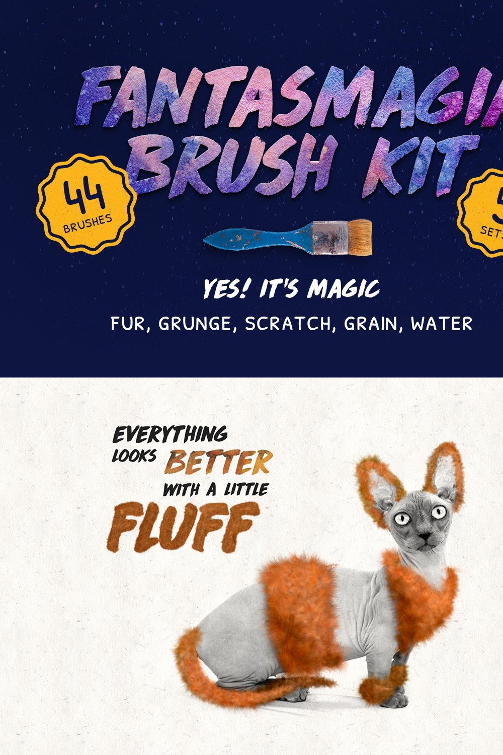 Fantasmagia Brush Kit pinterest preview image.