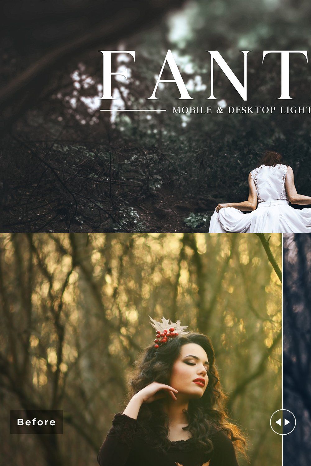 Fantasy Lightroom Presets Collection pinterest preview image.