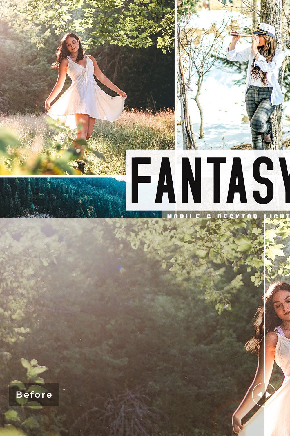 Fantasyland Pro Lightroom Presets pinterest preview image.