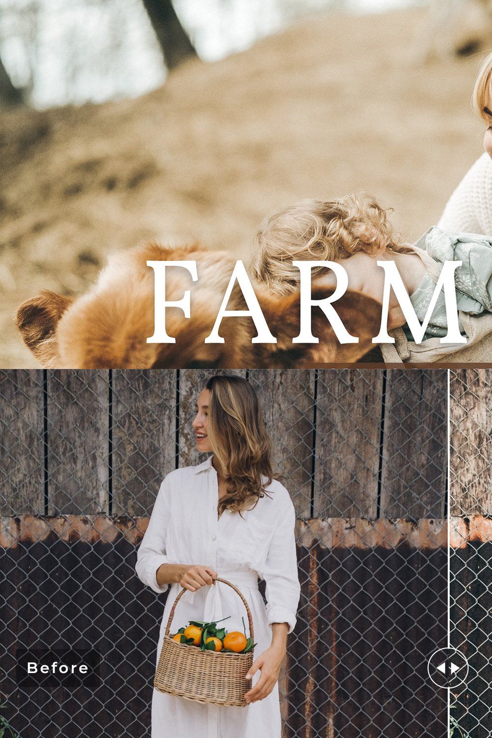 Farm Life Pro Lightroom Presets pinterest preview image.