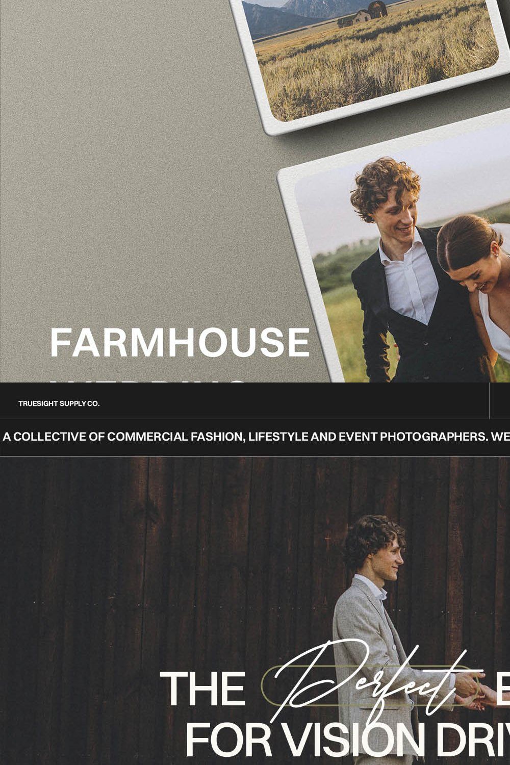 Farmhouse Wedding - Lightroom Preset pinterest preview image.