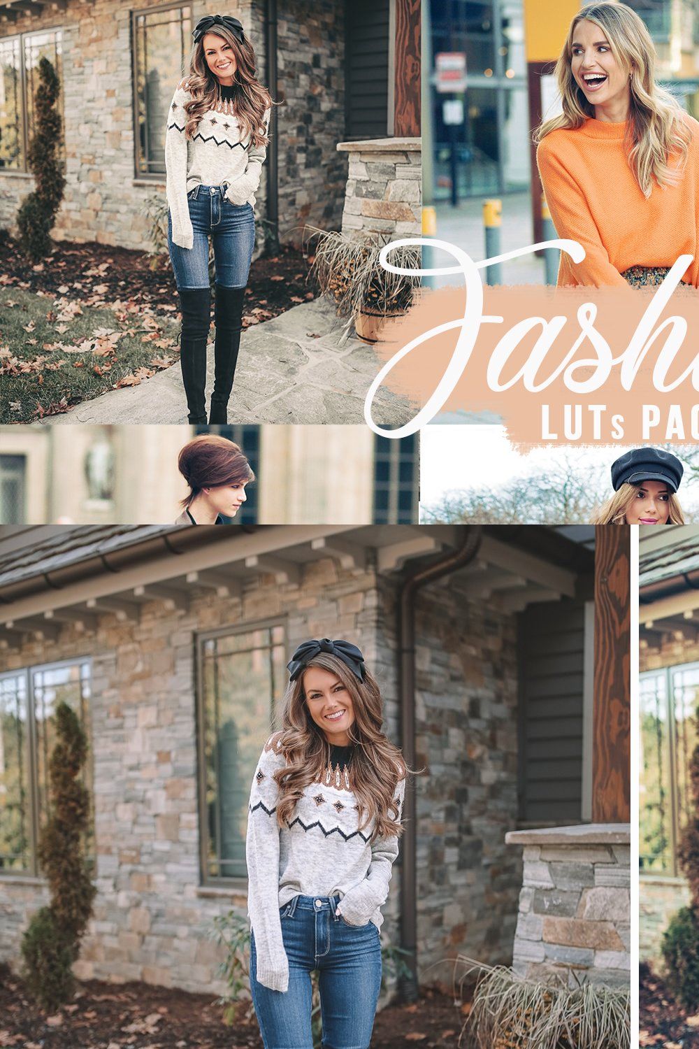 Fashion LUTs | Fashion Video filters pinterest preview image.