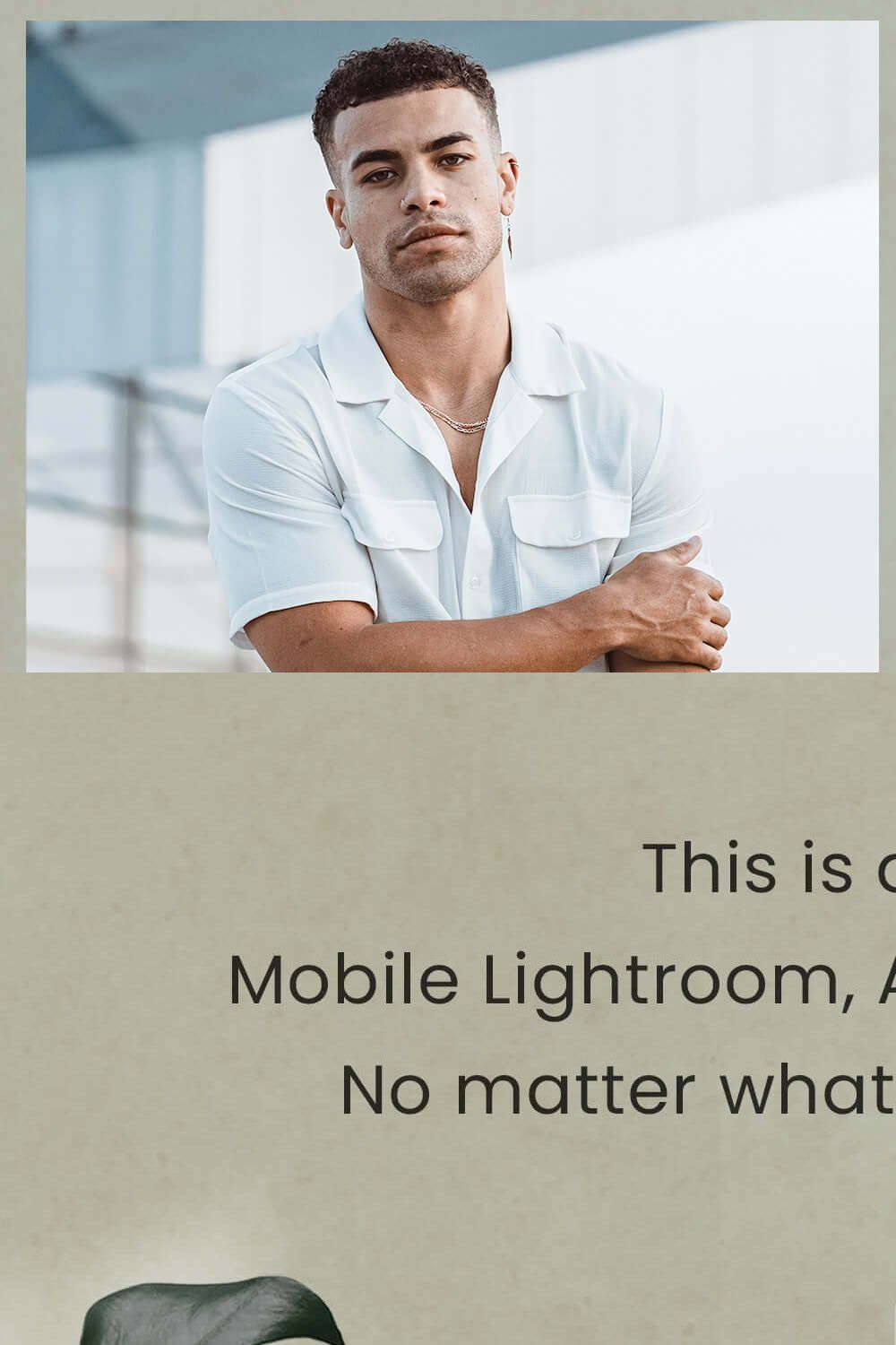 Fashion Men Lightroom Photoshop LUTs pinterest preview image.