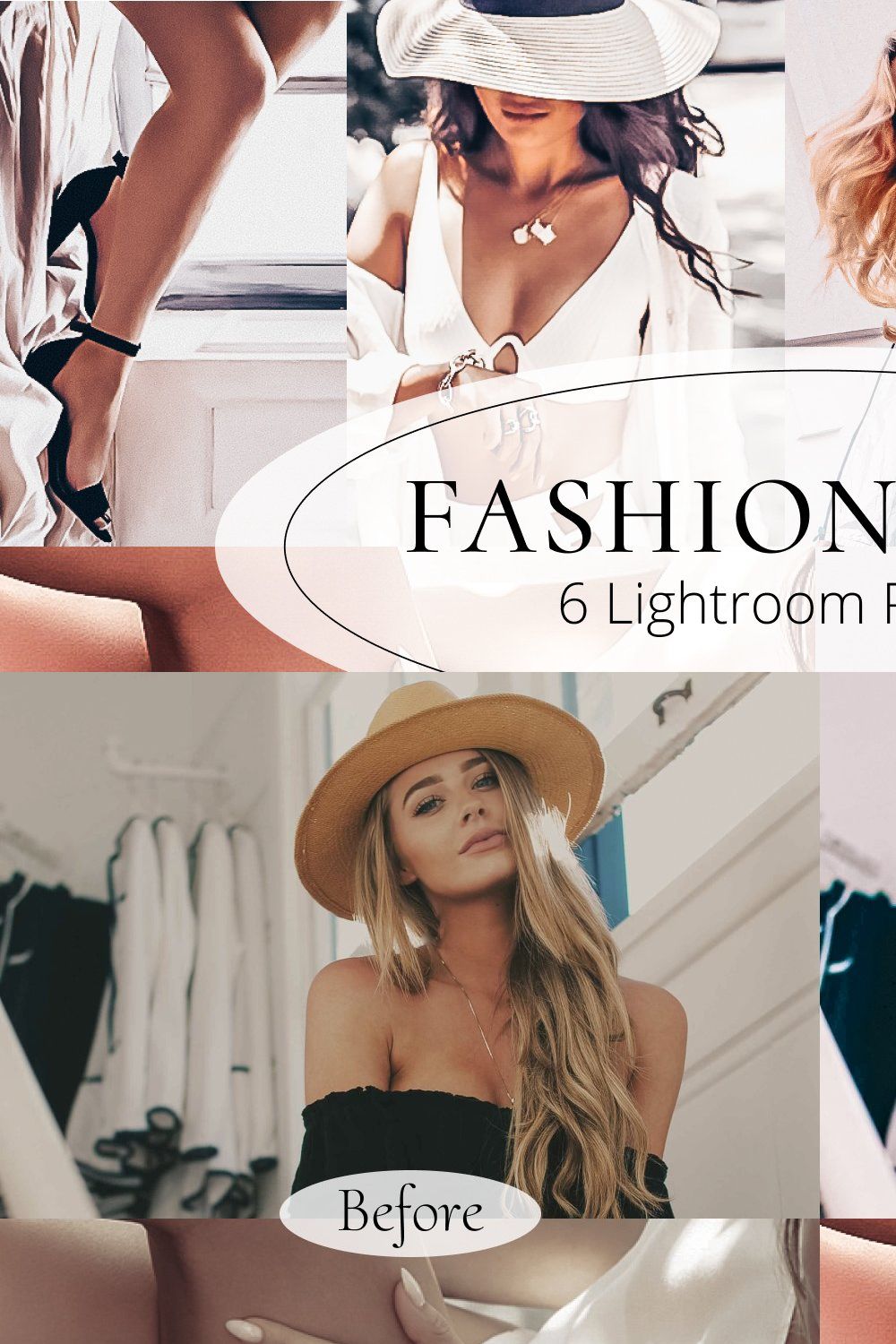 Fashioninsta - Lightroom Preset Set pinterest preview image.