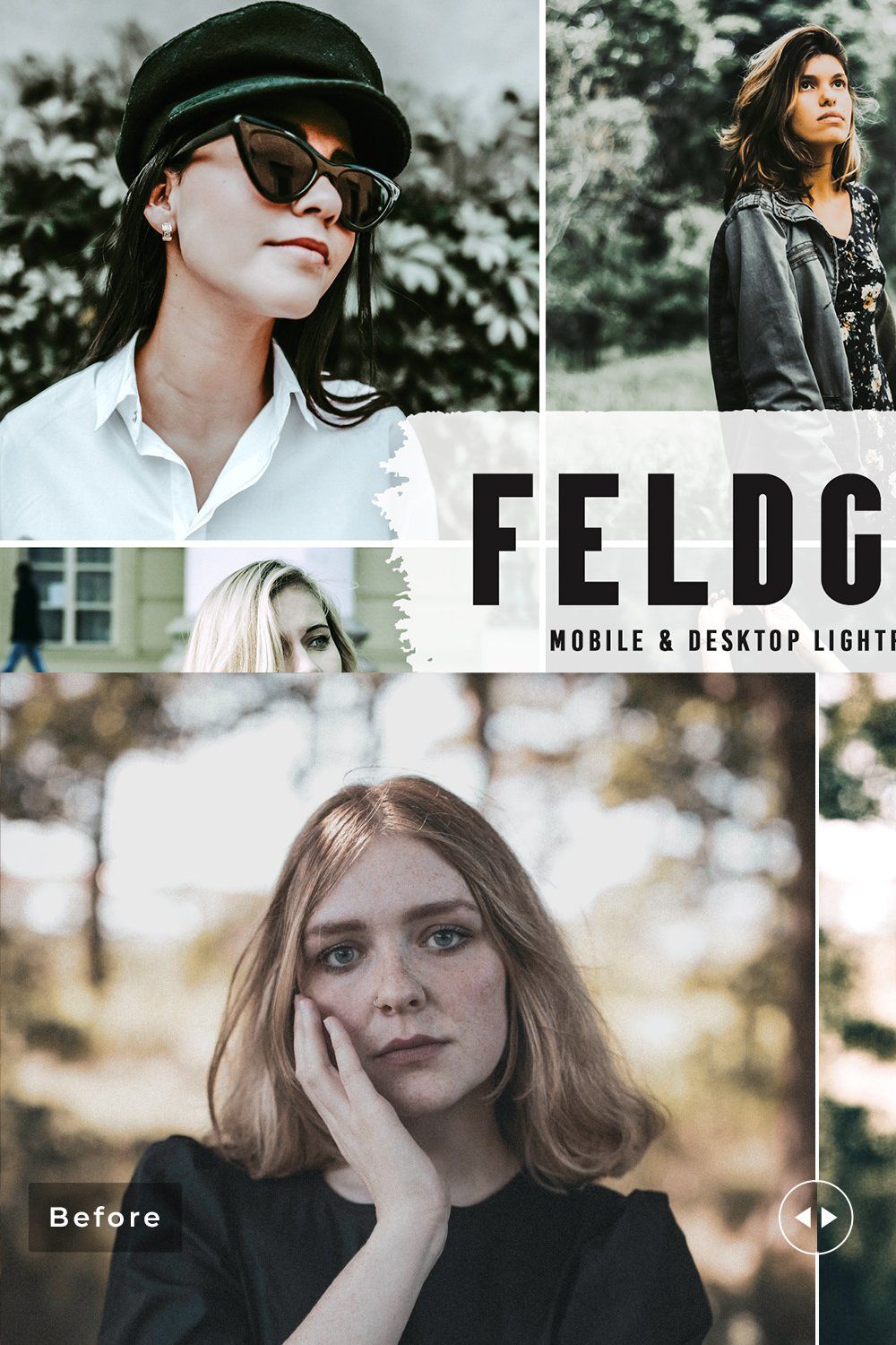 Feldgrau Pro Lightroom Presets pinterest preview image.