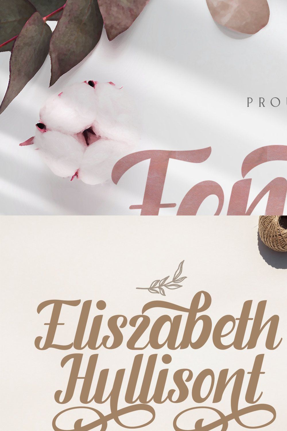 Fendysa - Calligraphy Font pinterest preview image.