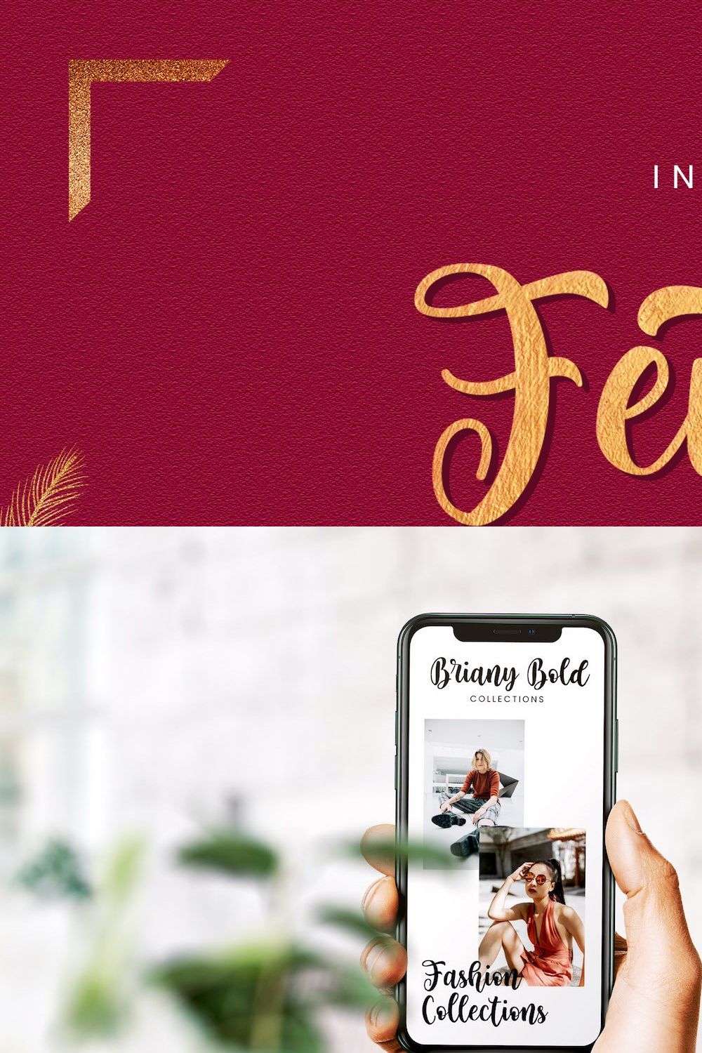 Fenthy Wahuky - Lovely Script Font pinterest preview image.