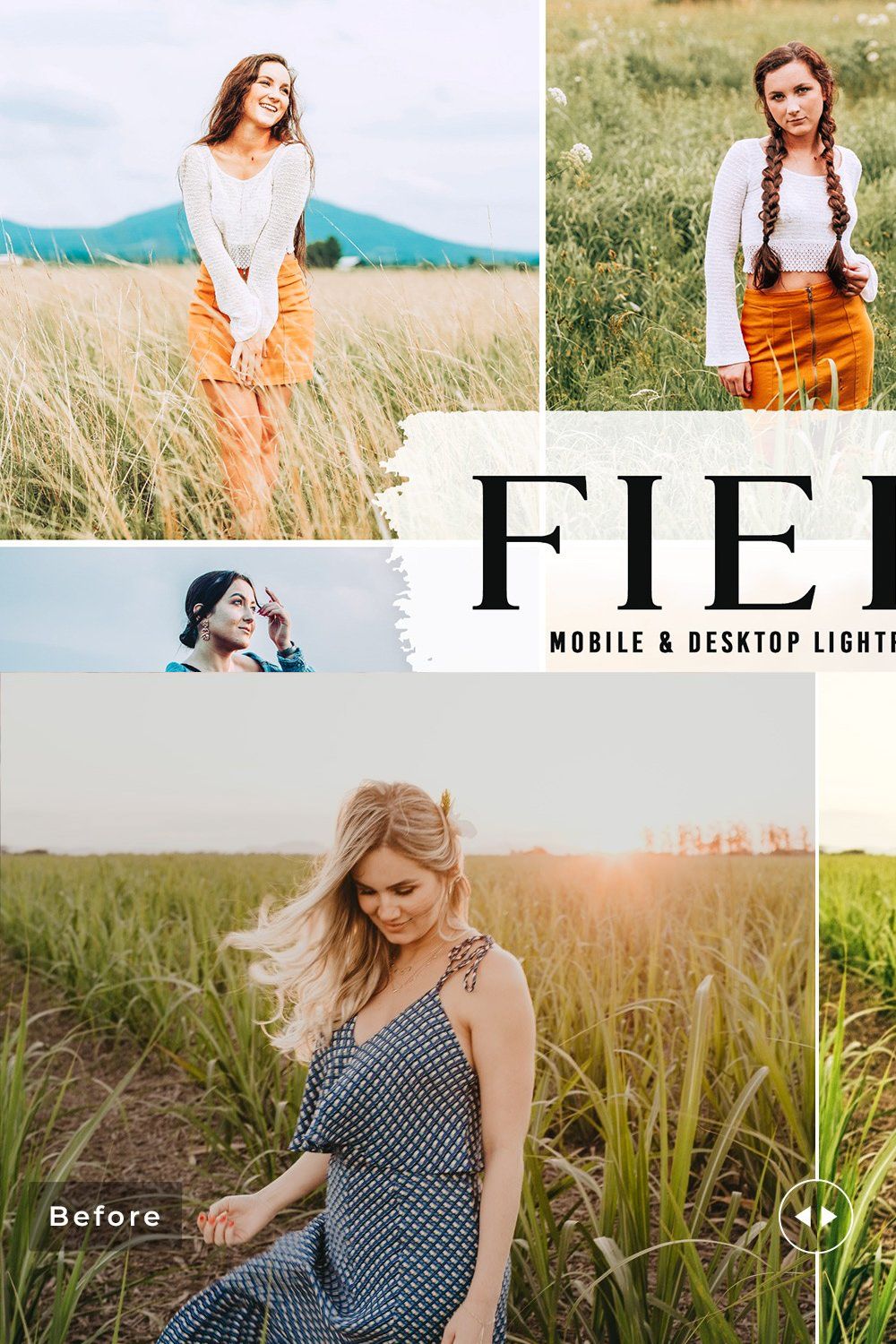 Field Pro Lightroom Presets pinterest preview image.