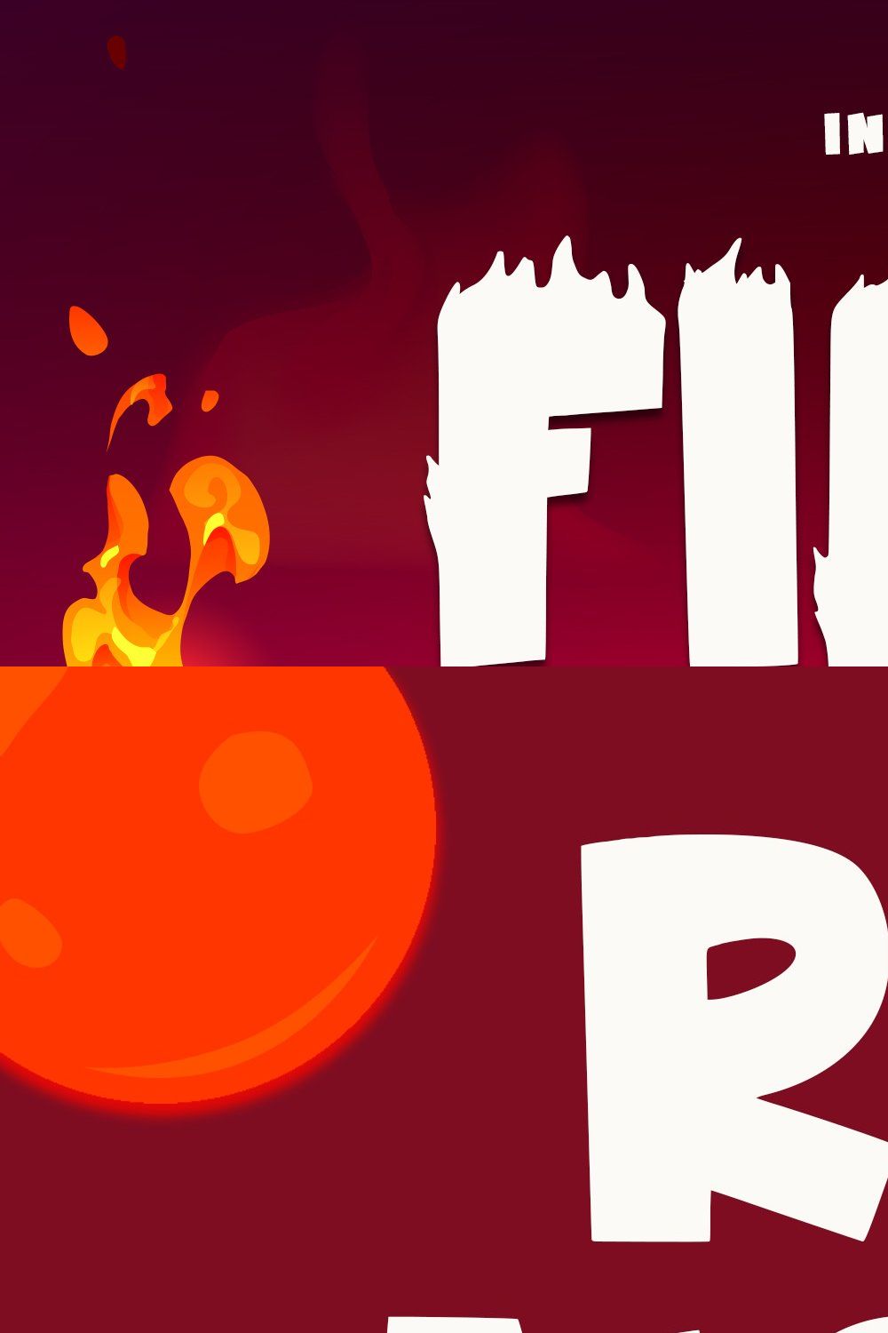 FierySpirit - Halloween Display Font pinterest preview image.