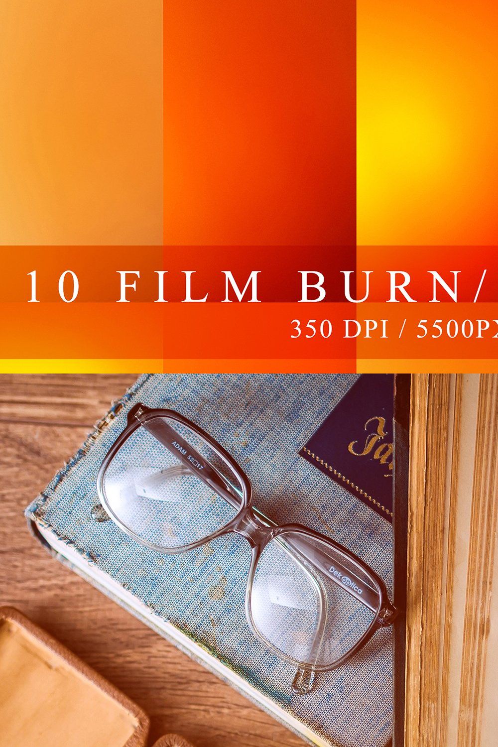 Film Burns / Light Leaks pinterest preview image.