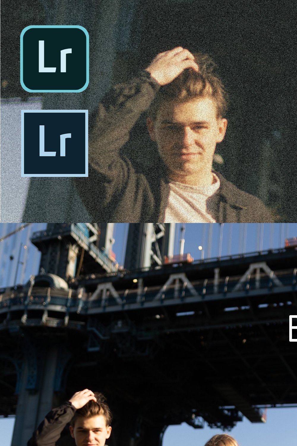 Film Lightroom Presets pinterest preview image.