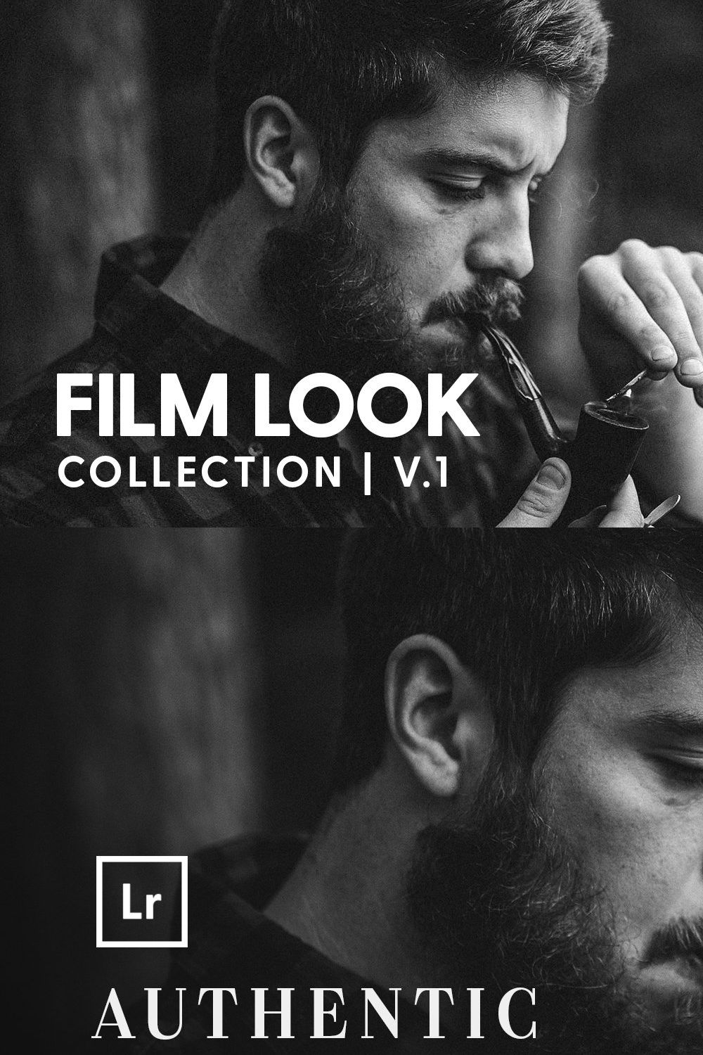 Film Look - Actions & Presets pinterest preview image.