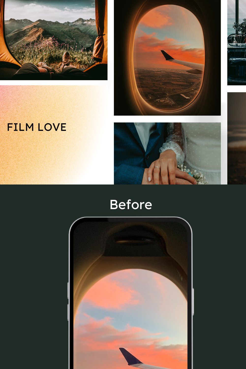 Film Love - Perfect film look pinterest preview image.