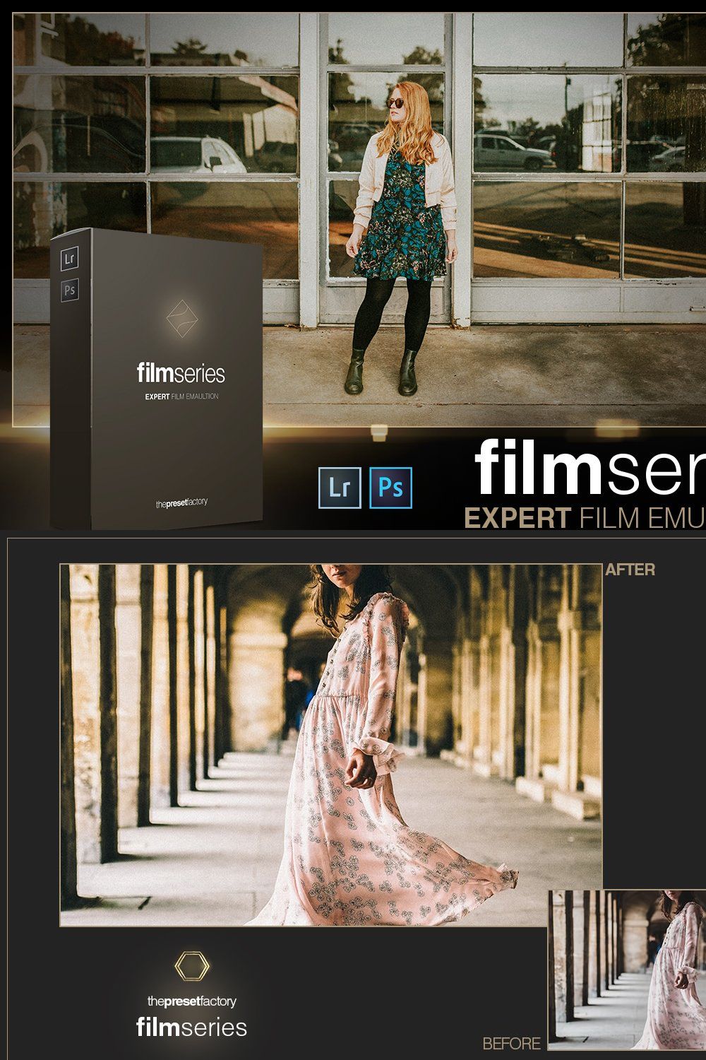Film Series - Lightroom & PS ACR pinterest preview image.