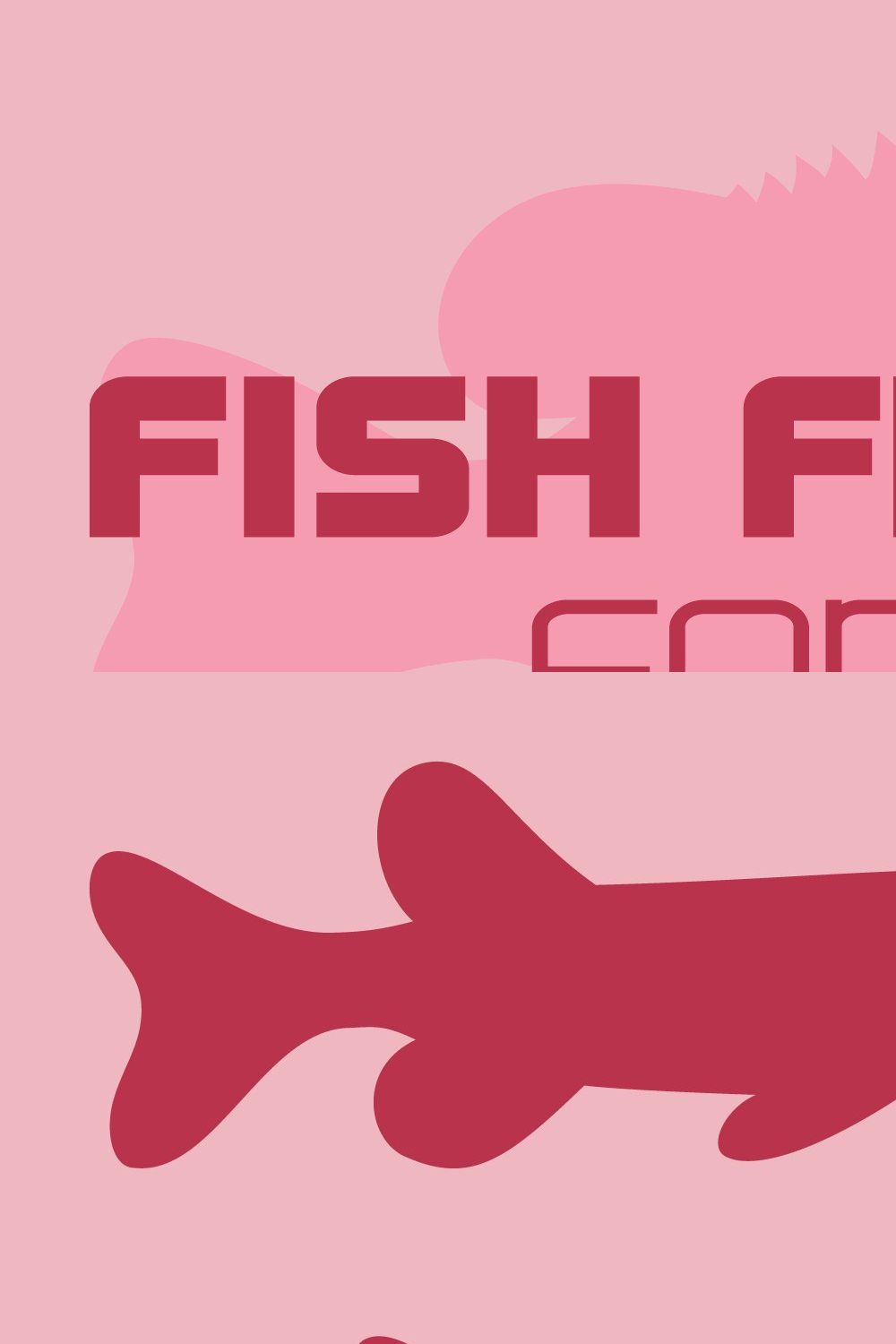 Fish Fresh Font pinterest preview image.