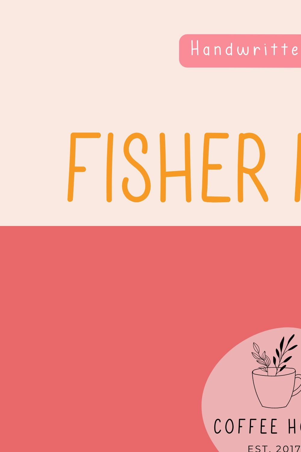 Fisher Feast Font pinterest preview image.