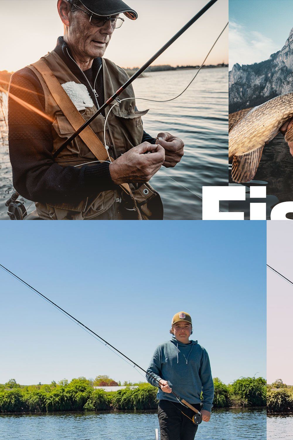 Fishing Lightroom Presets and LUTs pinterest preview image.