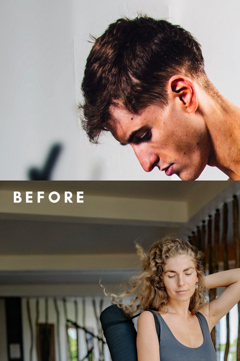 Fitness Lightroom Presets pinterest preview image.