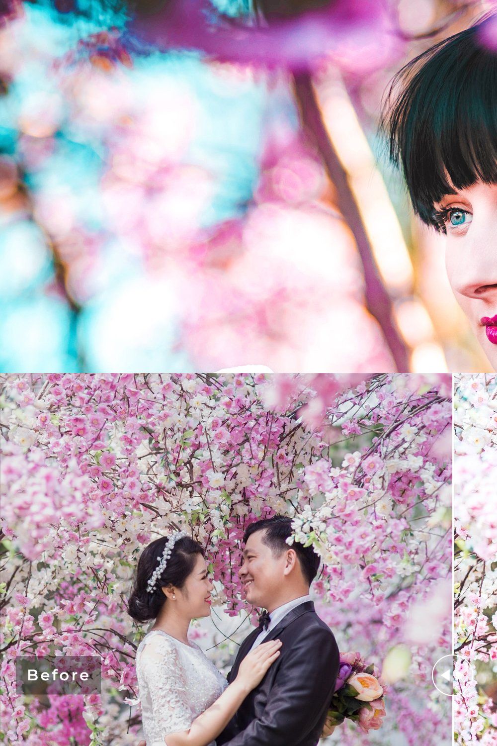 Floristry Pro Lightroom Presets pinterest preview image.