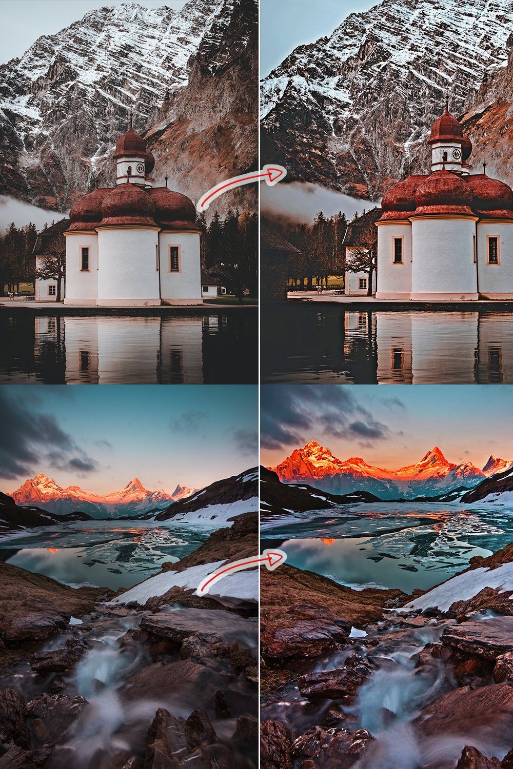 Focus highlight HDR Action for PS pinterest preview image.