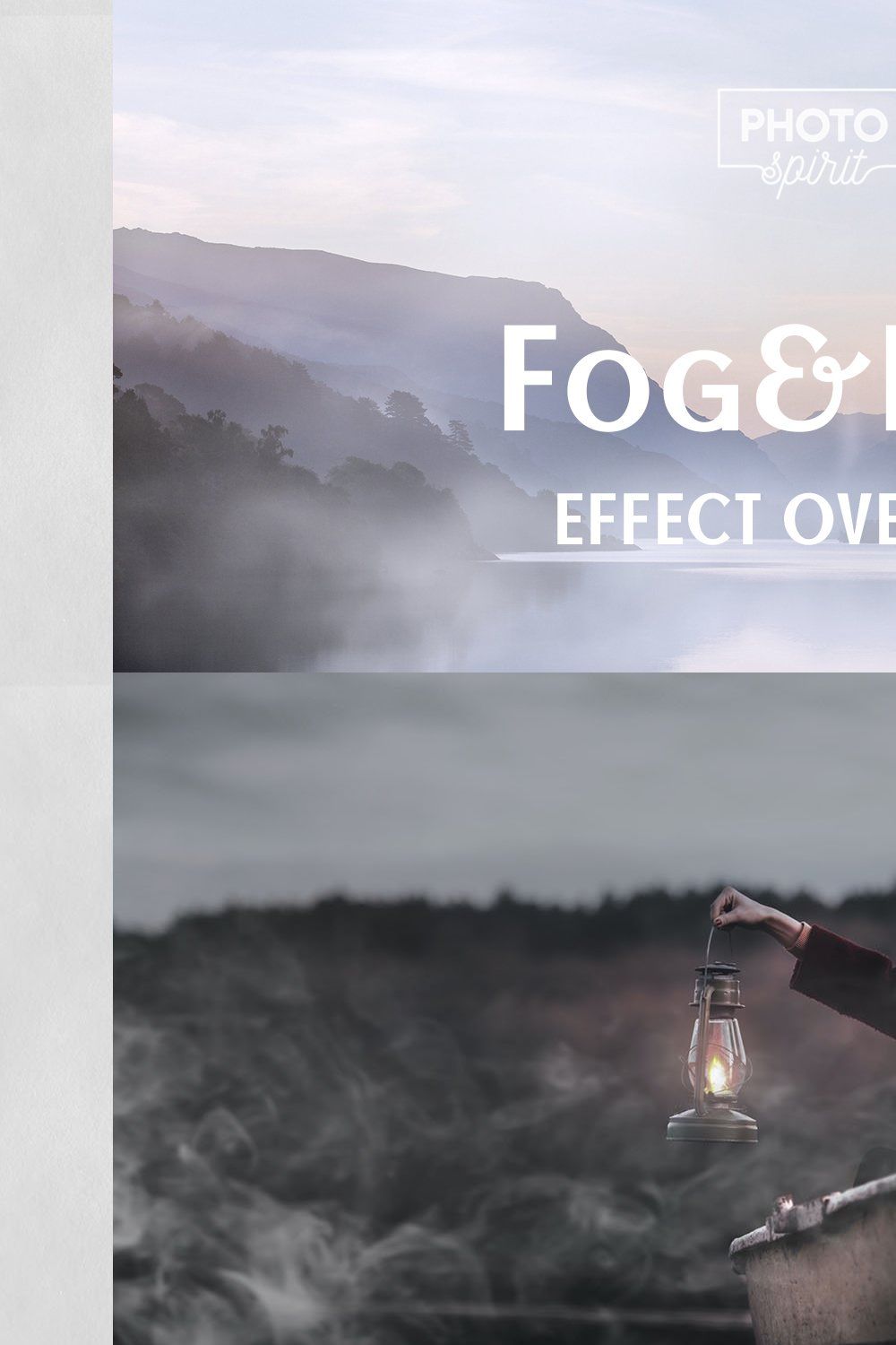 Fog&Mist Effect Overlays pinterest preview image.